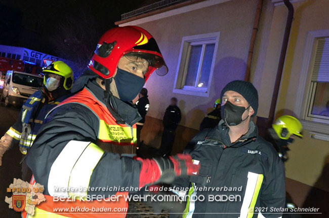 20210114 Brand in einer Traiskirchner Mansardenwohnung   Foto:  Stefan Schneider BFKDO Baden