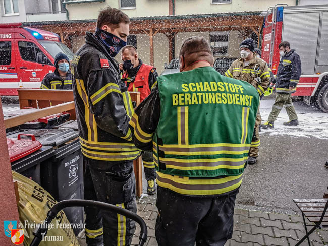 20210114 CO Melder schlug in Wohnhaus an  Foto: Freiwillige Feuerwehr Trumau