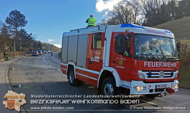20210125 Verkehrsunfall LB11 in Heiligenkreuz   Foto: © Freiwillige Feuerwehr Heiligenkreuz