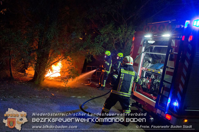 20210205 Vermeintliche Brandstiftung beim historischen Café im Badener Kurpark Foto: © Freiwillige Feuerwehr Baden-Stadt 20210205 Vermeintliche Brandstiftung beim historischen Café im Badener Kurpark Foto: © Freiwillige Feuerwehr Baden-Stadt