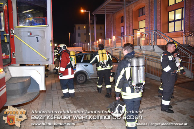 20210224 Eine verletzte Person bei Kchenbrand in Pottendorf  Foto:  Thomas Lenger Monatsrevue.at