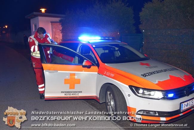 20210224 Eine verletzte Person bei Kchenbrand in Pottendorf  Foto:  Thomas Lenger Monatsrevue.at
