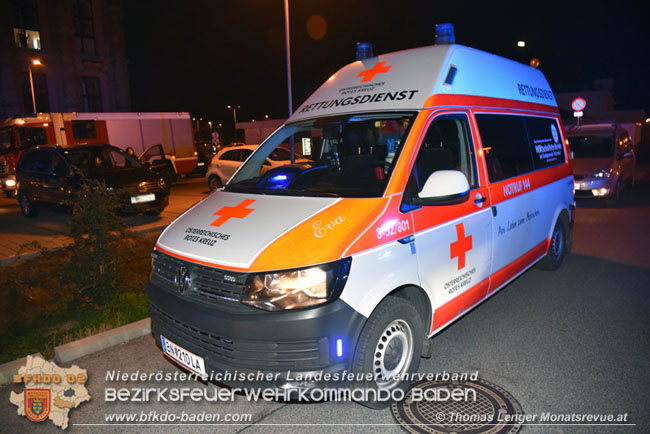 20210224 Eine verletzte Person bei Kchenbrand in Pottendorf  Foto:  Thomas Lenger Monatsrevue.at