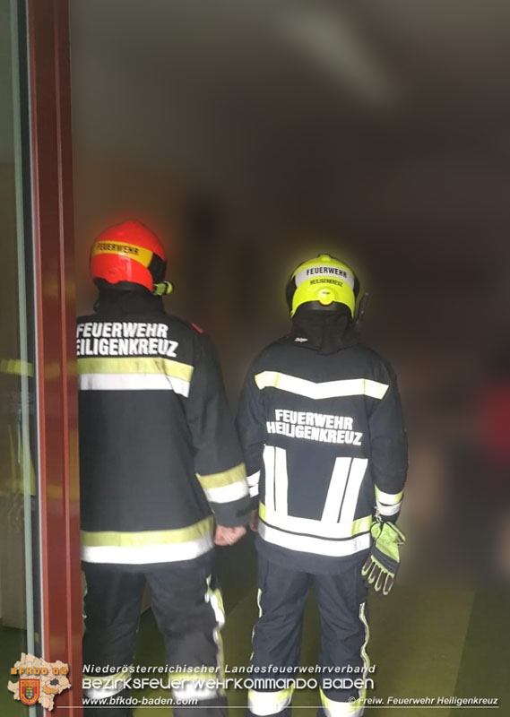 20210401 Automatische Brandmeldeanlage verhindert Schlimmeres in Heiligenkreuz  Foto: © Freiwillige Feuerwehr Heiligenkreuz
