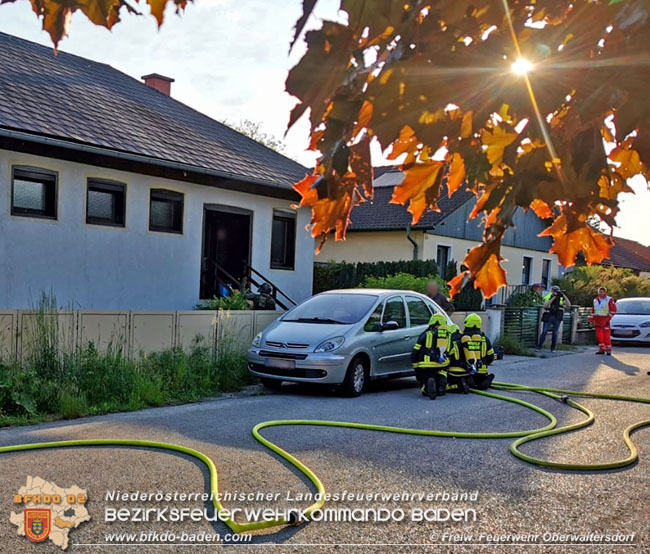 20210607 Cobra-Einsatz nach Wohnhausbrand  Foto: © Freiwillige Feuerwehr Oberwaltersdorf