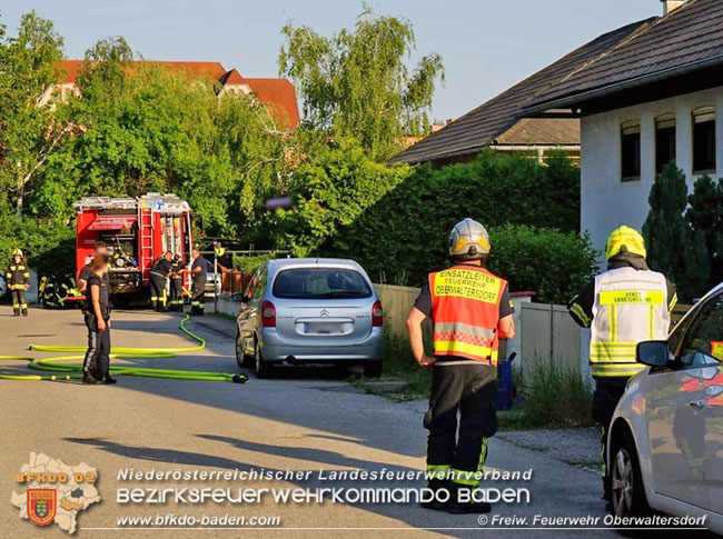 20210607 Cobra-Einsatz nach Wohnhausbrand  Foto: © Freiwillige Feuerwehr Oberwaltersdorf