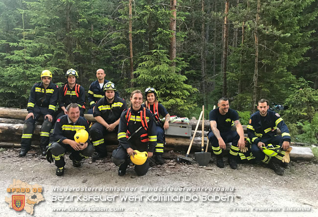 20210710 Unterstützung bei Waldbrand in Gutenstein im Bezirk Wr.Neustadt   Foto: © Freiwillige Feuerwehr Enzesfeld