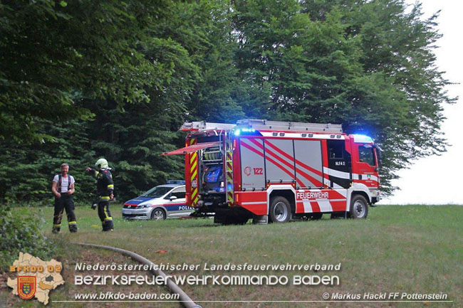 20210713 Waldbrand in Pottenstein  Foto: ASB A Markus Hackl Freiwillige Feuerwehr Pottenstein