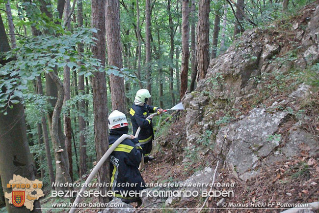 20210713 Waldbrand in Pottenstein  Foto: ASB A Markus Hackl Freiwillige Feuerwehr Pottenstein