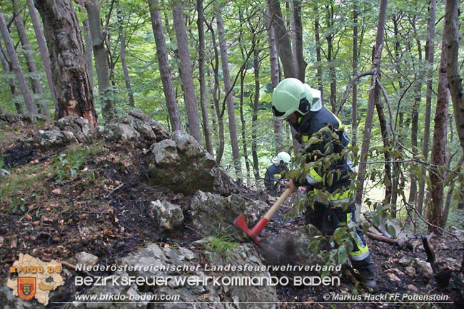 20210713 Waldbrand in Pottenstein  Foto: ASB A Markus Hackl Freiwillige Feuerwehr Pottenstein