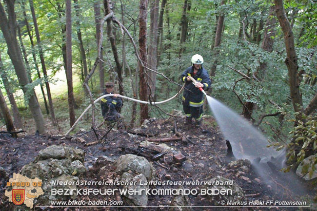 20210713 Waldbrand in Pottenstein  Foto: ASB A Markus Hackl Freiwillige Feuerwehr Pottenstein