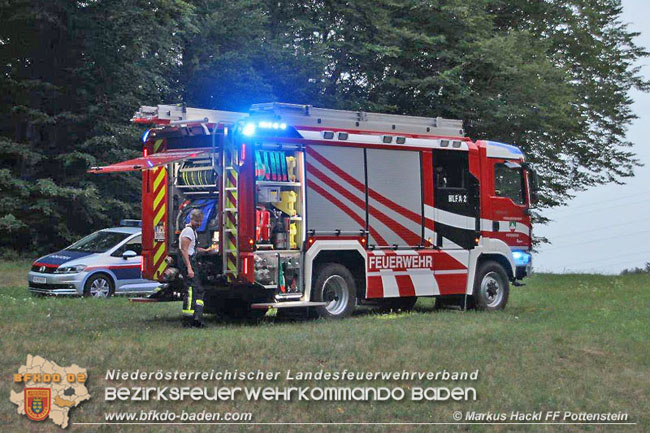 20210713 Waldbrand in Pottenstein  Foto: ASB A Markus Hackl Freiwillige Feuerwehr Pottenstein