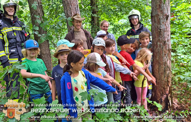 20210714 Kindergruppe Natur Plus verhindert Waldbrand in Baden  Foto:  Freiwillige Feuerwehr Baden-Stadt