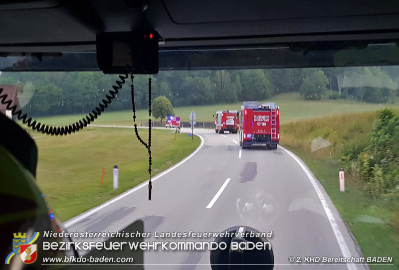 20210721 KHD Einsatz nach Unwetter in Aggsbach Dorf Bezirk Melk  Foto: Freiwillige Feuerwehr Furth/Triesting