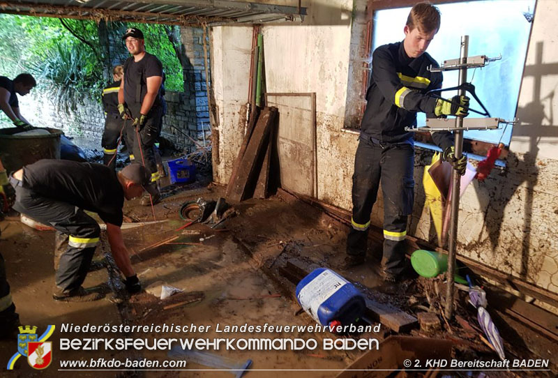 20210721 KHD Einsatz nach Unwetter in Aggsbach Dorf Bezirk Melk  Foto: Freiwillige Feuerwehr Furth/Triesting