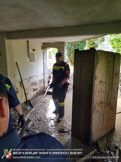 20210721 KHD Einsatz nach Unwetter in Aggsbach Dorf Bezirk Melk  Foto: Freiwillige Feuerwehr Furth/Triesting