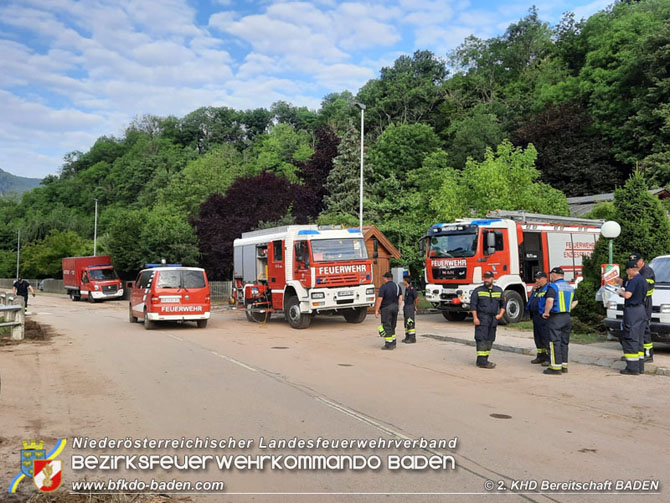 20210721 KHD Einsatz nach Unwetter in Aggsbach Dorf Bezirk Melk  Foto: Ing. Markus Salinger ZKDT 2. ZUG 2. KHD Bereitschaft BADEN