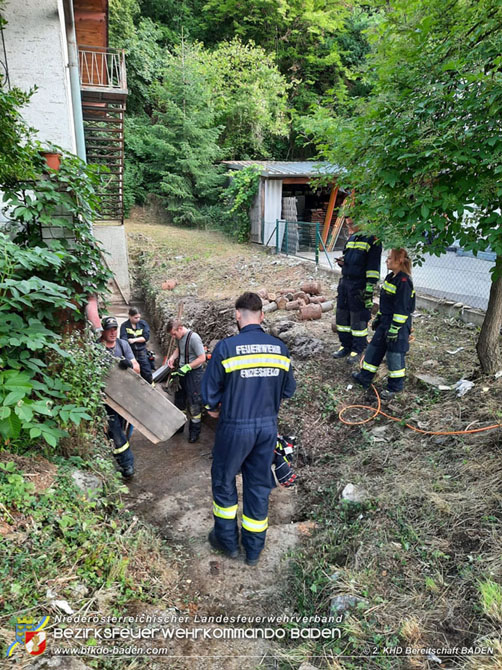 20210721 KHD Einsatz nach Unwetter in Aggsbach Dorf Bezirk Melk  Foto: Ing. Markus Salinger ZKDT 2. ZUG 2. KHD Bereitschaft BADEN