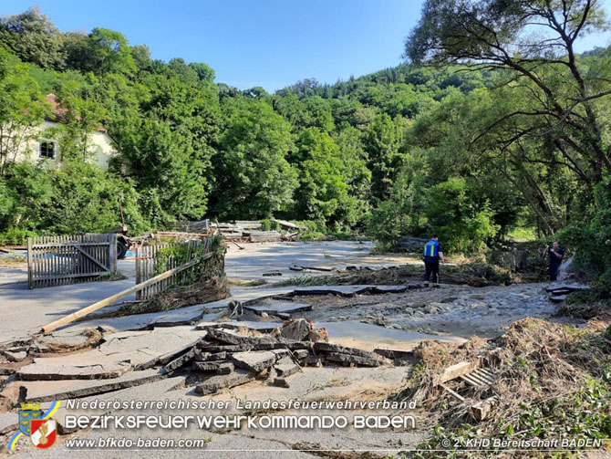 20210721 KHD Einsatz nach Unwetter in Aggsbach Dorf Bezirk Melk  Foto: Ing. Markus Salinger ZKDT 2. ZUG 2. KHD Bereitschaft BADEN