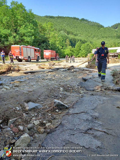 20210721 KHD Einsatz nach Unwetter in Aggsbach Dorf Bezirk Melk  Foto: Stefan Mitheis BERKDT-STV. 2. KHD Bereitschaft BADEN