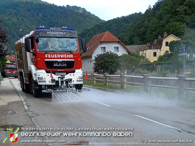 20210721 KHD Einsatz nach Unwetter in Aggsbach Dorf Bezirk Melk  Foto: Stefan Mitheis BERKDT-STV. 2. KHD Bereitschaft BADEN