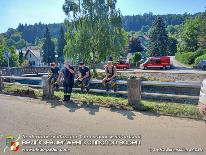 20210721 KHD Einsatz nach Unwetter in Aggsbach Dorf Bezirk Melk  Foto: Stefan Mitheis BERKDT-STV. 2. KHD Bereitschaft BADEN