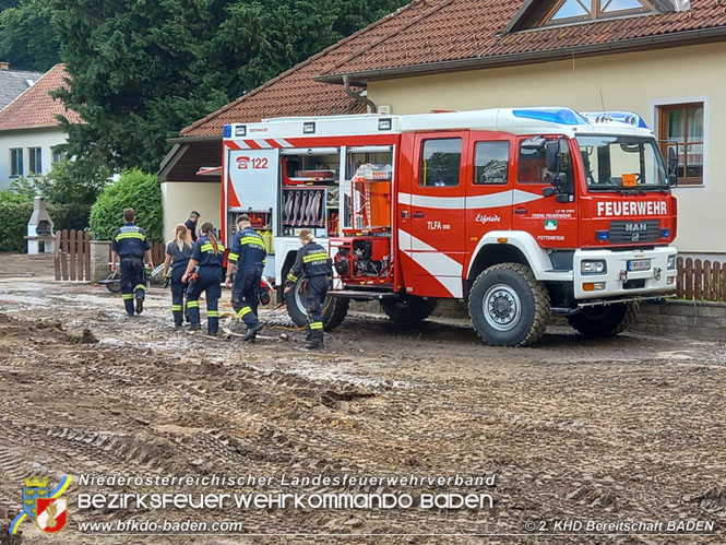 20210721 KHD Einsatz nach Unwetter in Aggsbach Dorf Bezirk Melk  Foto: Stefan Mitheis BERKDT-STV. 2. KHD Bereitschaft BADEN