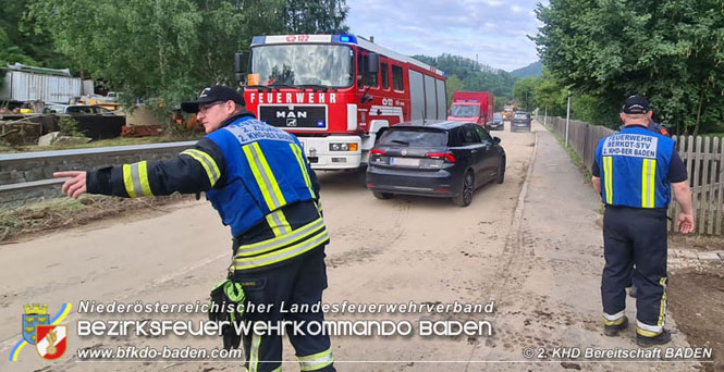 20210721 KHD Einsatz nach Unwetter in Aggsbach Dorf Bezirk Melk  Foto: 2. KHD Bereitschaft BADEN