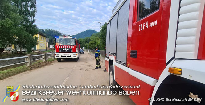 20210721 KHD Einsatz nach Unwetter in Aggsbach Dorf Bezirk Melk  Foto: 2. KHD Bereitschaft BADEN