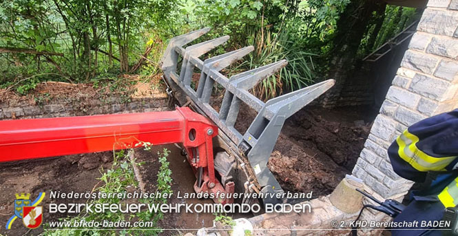 20210721 KHD Einsatz nach Unwetter in Aggsbach Dorf Bezirk Melk  Foto: 2. KHD Bereitschaft BADEN