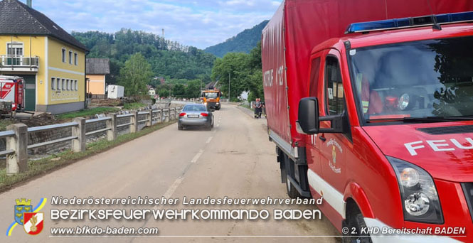 20210721 KHD Einsatz nach Unwetter in Aggsbach Dorf Bezirk Melk  Foto: 2. KHD Bereitschaft BADEN