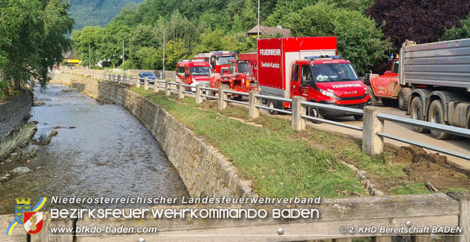 20210721 KHD Einsatz nach Unwetter in Aggsbach Dorf Bezirk Melk  Foto: 2. KHD Bereitschaft BADEN