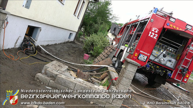20210721 KHD Einsatz nach Unwetter in Aggsbach Dorf Bezirk Melk Foto: Stefan Schneider S5 2. KHD Bereitschaft BADEN