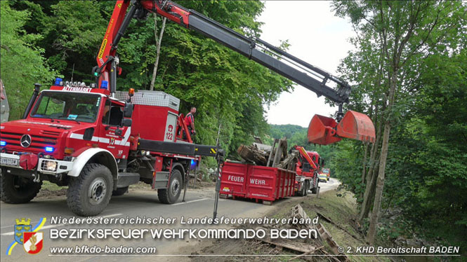 20210721 KHD Einsatz nach Unwetter in Aggsbach Dorf Bezirk Melk Foto: Stefan Schneider S5 2. KHD Bereitschaft BADEN