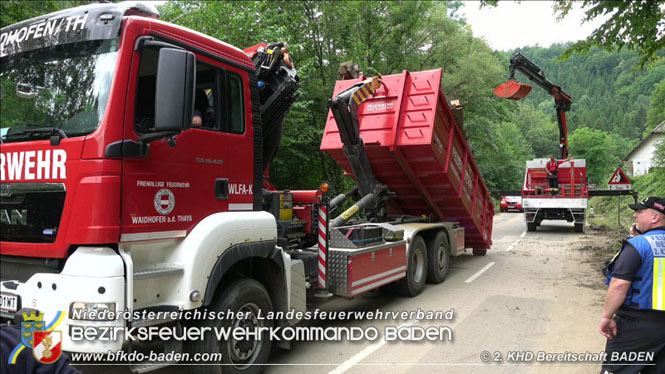 20210721 KHD Einsatz nach Unwetter in Aggsbach Dorf Bezirk Melk Foto: Stefan Schneider S5 2. KHD Bereitschaft BADEN