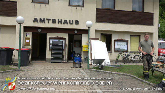20210721 KHD Einsatz nach Unwetter in Aggsbach Dorf Bezirk Melk Foto: Stefan Schneider S5 2. KHD Bereitschaft BADEN