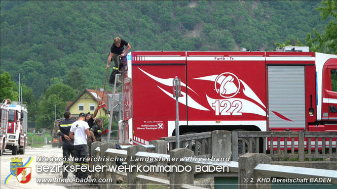 20210721 KHD Einsatz nach Unwetter in Aggsbach Dorf Bezirk Melk Foto: Stefan Schneider S5 2. KHD Bereitschaft BADEN