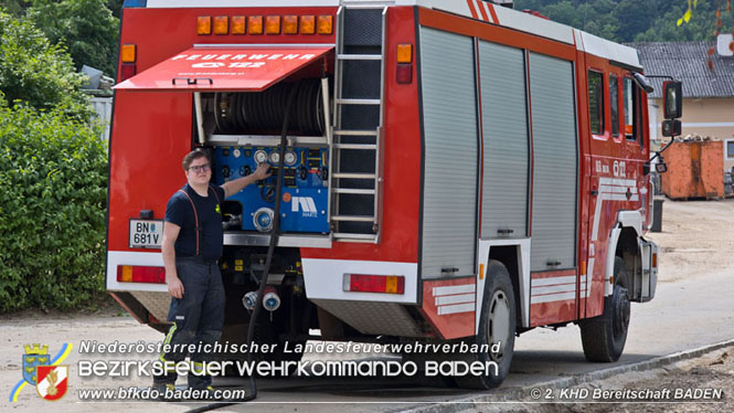 20210721 KHD Einsatz nach Unwetter in Aggsbach Dorf Bezirk Melk Foto: Stefan Schneider S5 2. KHD Bereitschaft BADEN