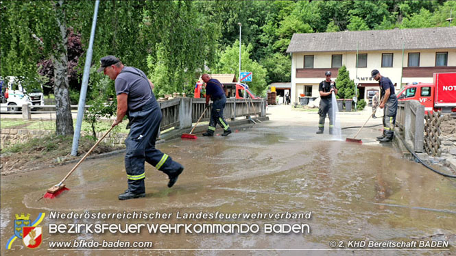20210721 KHD Einsatz nach Unwetter in Aggsbach Dorf Bezirk Melk Foto: Stefan Schneider S5 2. KHD Bereitschaft BADEN