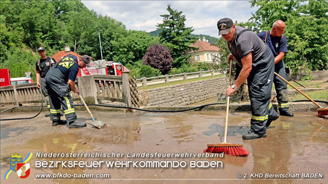 20210721 KHD Einsatz nach Unwetter in Aggsbach Dorf Bezirk Melk Foto: Stefan Schneider S5 2. KHD Bereitschaft BADEN