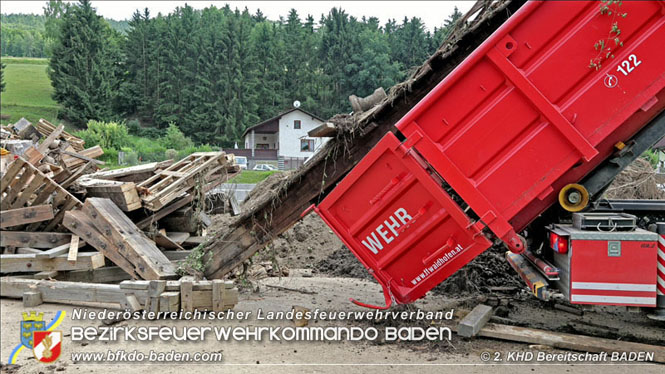 20210721 KHD Einsatz nach Unwetter in Aggsbach Dorf Bezirk Melk Foto: Stefan Schneider S5 2. KHD Bereitschaft BADEN