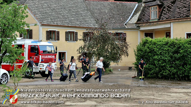 20210721 KHD Einsatz nach Unwetter in Aggsbach Dorf Bezirk Melk Foto: Stefan Schneider S5 2. KHD Bereitschaft BADEN