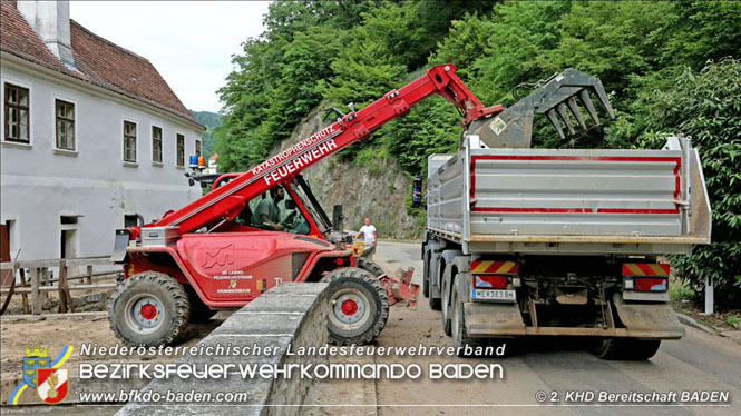 20210721 KHD Einsatz nach Unwetter in Aggsbach Dorf Bezirk Melk Foto: Stefan Schneider S5 2. KHD Bereitschaft BADEN