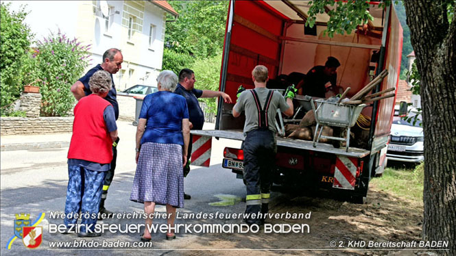 20210721 KHD Einsatz nach Unwetter in Aggsbach Dorf Bezirk Melk Foto: Stefan Schneider S5 2. KHD Bereitschaft BADEN