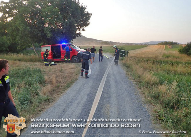 20210723 Feuerwehr-Groeinsatz bei Brand einer Halle in Kottingbrunn   Foto:  Freiwillige Feuerwehr Gainfarn