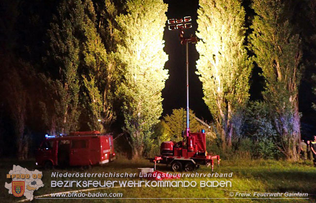 20210723 Feuerwehr-Großeinsatz bei Brand einer Halle in Kottingbrunn   Foto: © Freiwillige Feuerwehr Gainfarn