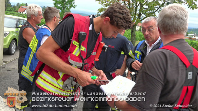 20210801 Gro�einsatz bei Suche nach einem verunfallten Fahrzeuglenker  Foto: � Stefan Schneider