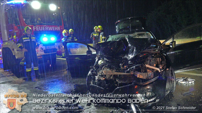 20210804 Geisterfahrerunfall auf der A2 bei Leobersdorf  Foto: © Stefan Schneider