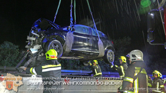 20210804 Geisterfahrerunfall auf der A2 bei Leobersdorf  Foto: © Stefan Schneider