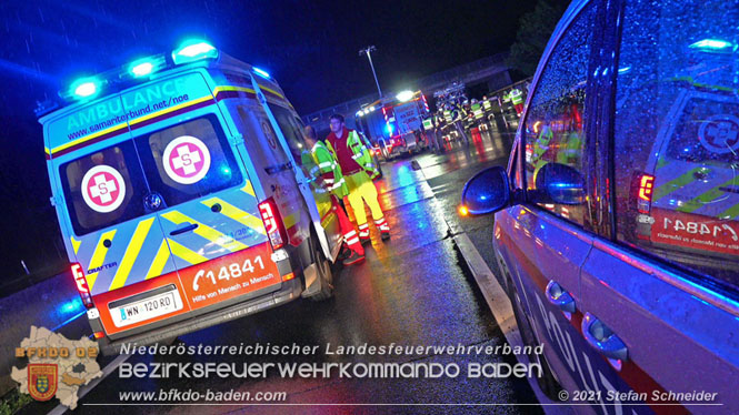 20210804 Geisterfahrerunfall auf der A2 bei Leobersdorf  Foto: © Stefan Schneider